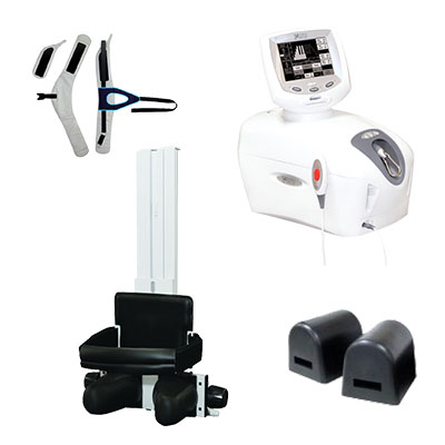 [35-2199] Traction Kit, TX Traction Unit, Quickwrap Belt, Saunders Cervical, knee bolster set