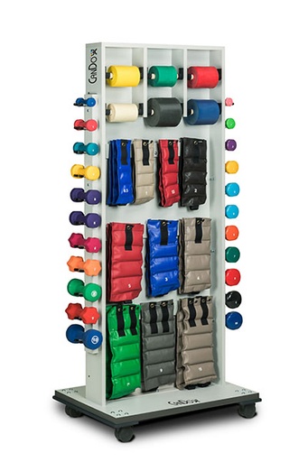 [15-4234] CanDo Mobile Weight Rack and Mirror without Accessories