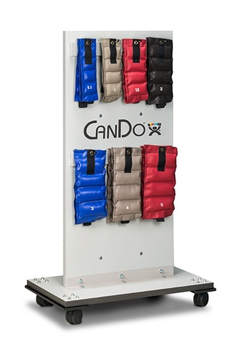 [15-4256] CanDo Mobile Weight Rack without Accessories