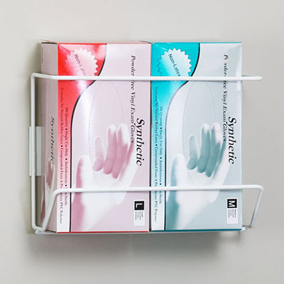 [G-1020] Clinton, Glove Box Holder, Double Vertical Wire