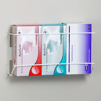 [G-1030] Clinton, Glove Box Holder, Triple Vertical Wire