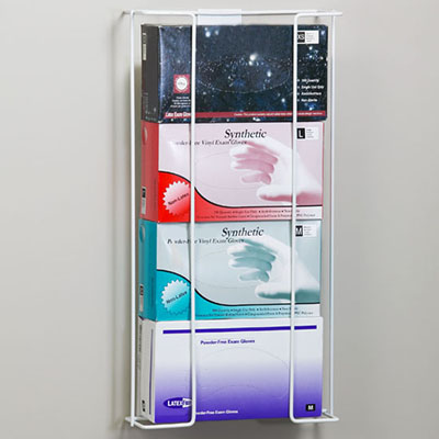 [G-1044] Clinton, Glove Box Holder, Quad Horizontal Wire