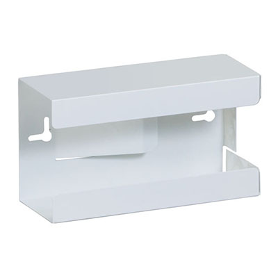 [GW-2000] Clinton, Glove Box Holder, Single White Steel