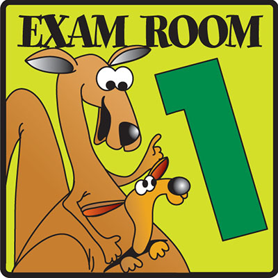 [EX1] Clinton, Exam Room 1 Sign
