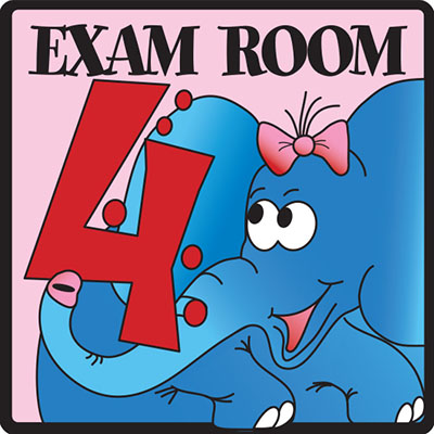 [EX4] Clinton, Exam Room 4 Sign