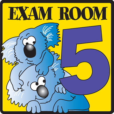 [EX5] Clinton, Exam Room 5 Sign