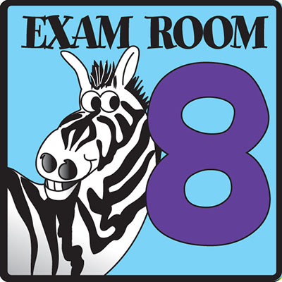 [EX8] Clinton, Exam Room 8 Sign
