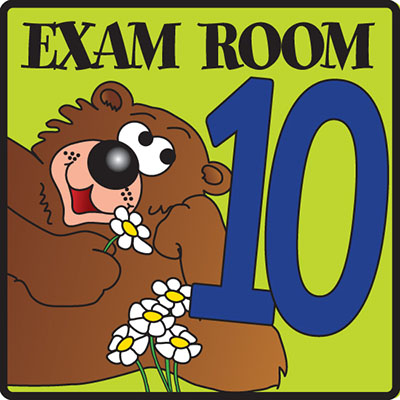 [EX10] Clinton, Exam Room 10 Sign