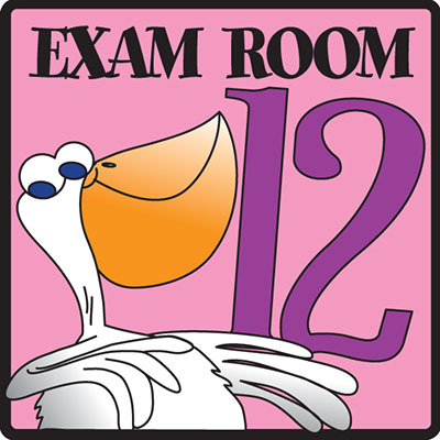 [EX12] Clinton, Exam Room 12 Sign