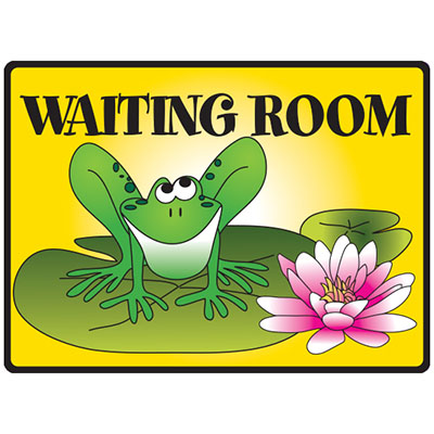 [EX26] Clinton, Waiting Room Sign