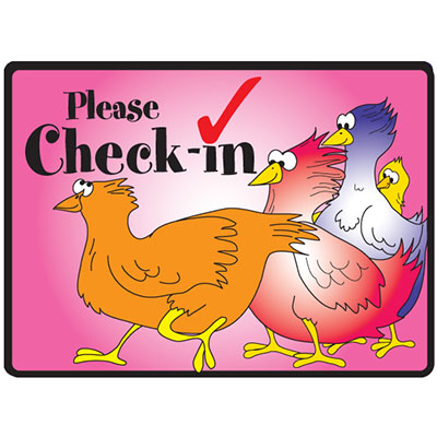 [EX28] Clinton, Please Check-In Sign