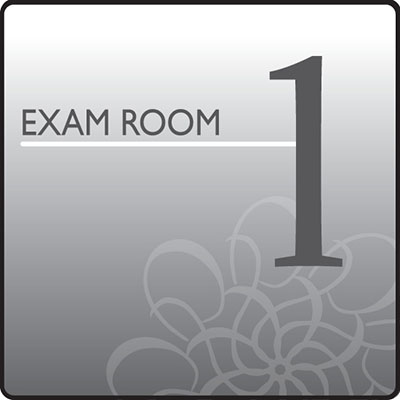 [Ex1-S] Clinton, Standard Exam Room Sign 1