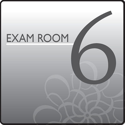 [Ex6-S] Clinton, Standard Exam Room Sign 6