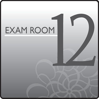 [Ex12-S] Clinton, Standard Exam Room Sign 12