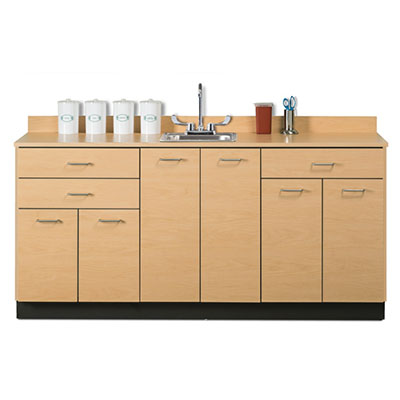 [8072] Clinton, Base Cabinet, 6 Doors, 3 Drawers, 72"L