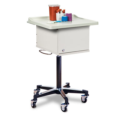 [67200] Clinton, Phlebotomy Cart, Two-Bin