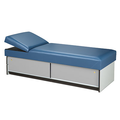 [3770-15] Clinton, Recovery Couch, Sliding Doors, Flat Foam Adjustable Headrest, 72" x 27" x 20"