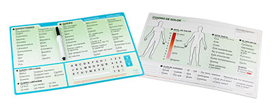 [12-4642] EZ Communication Board, Spanish Word Board