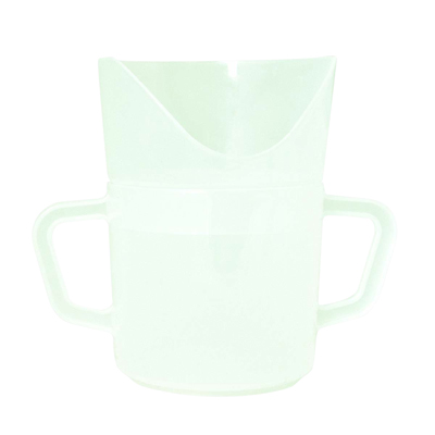 [60-1043] Nosey 2-handled cup, 8 oz.