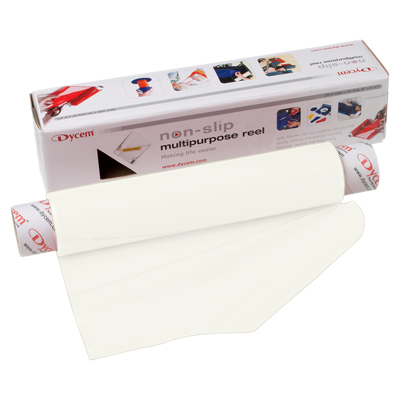 [50-1501W] Dycem non-slip material, roll, 8"x6-1/2 foot, white