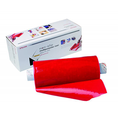 [50-1518R] Dycem non-slip material, roll, 8" x 5.5 yd, red