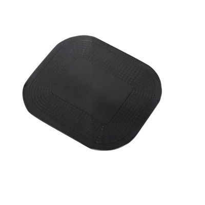 [50-1590BLK] Dycem non-slip rectangular pad, 7-1/4"x10", black