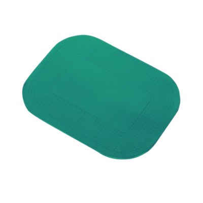 [50-1591G] Dycem non-slip rectangular pad, 10"x14", forest green