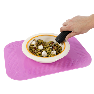 [50-1591PNK] Dycem non-slip rectangular pad, 10"x14", pink