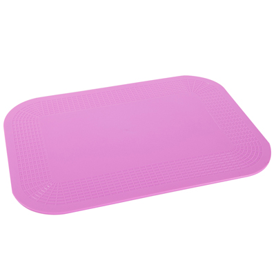 [50-1592PNK] Dycem non-slip rectangular pad, 15"x18", pink