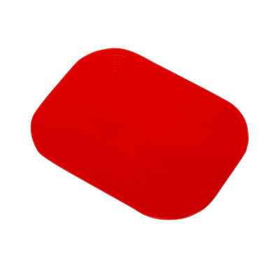 [50-1592R] Dycem non-slip rectangular pad, 15"x18", red