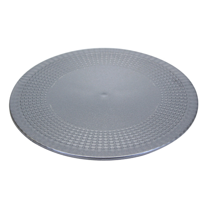 [50-1596S] Dycem non-slip circular pad, 7-1/2" diameter, silver