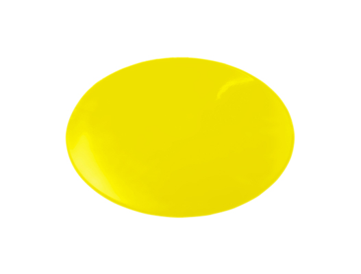 [50-1596Y] Dycem non-slip circular pad, 7-1/2" diameter, yellow