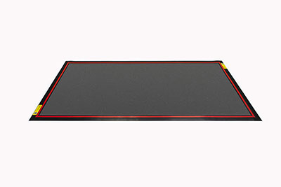 [50-1636GRY] Dycem, CleanZone Floor Mat System, 4' x 10', Titanium