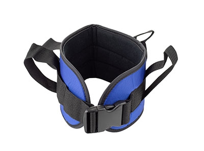 [50-5120S] Padded transfer belt, side release buckle, small, blue