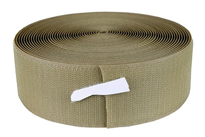 [24-7022T] 2" Hook Material, 10 Yard, Tan