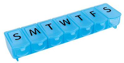[50-1864] Apex 7 Day Ultra Bubble-Lok Pill Organizer, XL