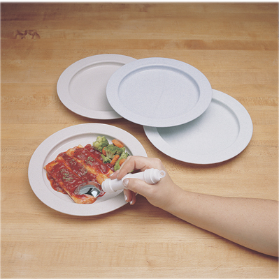 [62-0111] Inner lip plate, plastic, sandstone, 9"