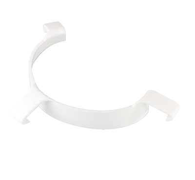 [62-0171] Plastic food bumper, white