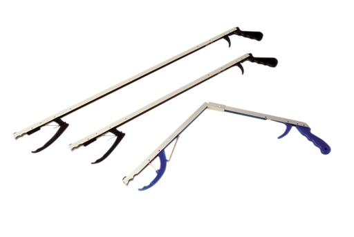 [50-1102] FabLife Reaching aid, pistol grip, open jaw, 26" folds to 14"