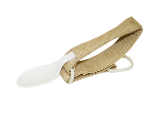 [61-0111] Utensil Holder, Adjustable Closure, Beige, Sm/Med (3.5" - 4.25")