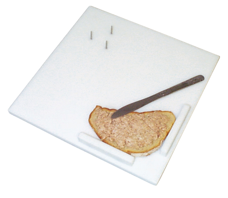 [61-0200] Cutting board, 12"x12"