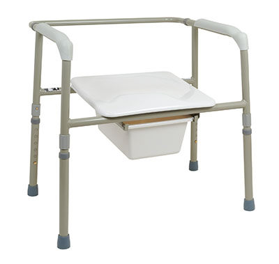 [43-2347-2] Bariatric Three-in-One Commode, Case of 2