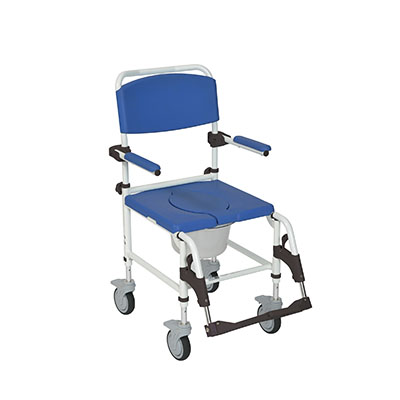 [43-2671] Drive, Aluminum Shower Commode Transport Chair