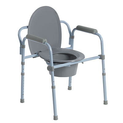 [43-2673] Drive, Steel Folding Frame Commode