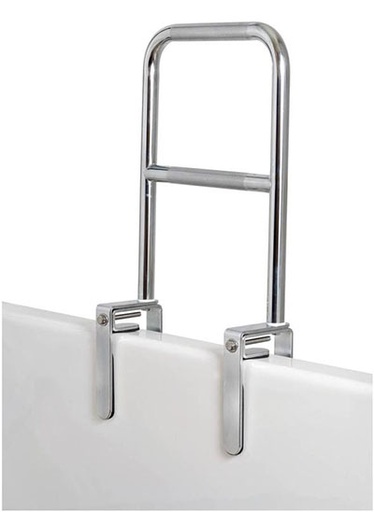 [43-1605] Carex Dual Level Bathtub Rail, Chrome