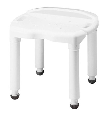 [43-1608] Carex Universal Bath Bench without Back, Pack of 3