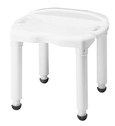 [43-1609] Carex Universal Bath Bench without Back, Retail Packaging