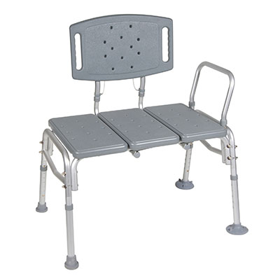 [43-1938] Heavy Duty Bariatric Plastic Seat Transfer Bench