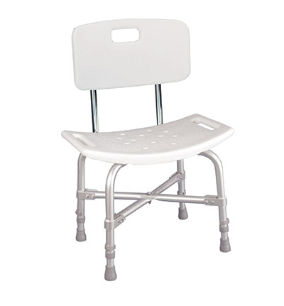 [43-3206] Drive, Bariatric Heavy Duty Bath Bench with Backrest