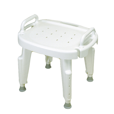 [45-2301] Adjustable shower seat with arms , no back